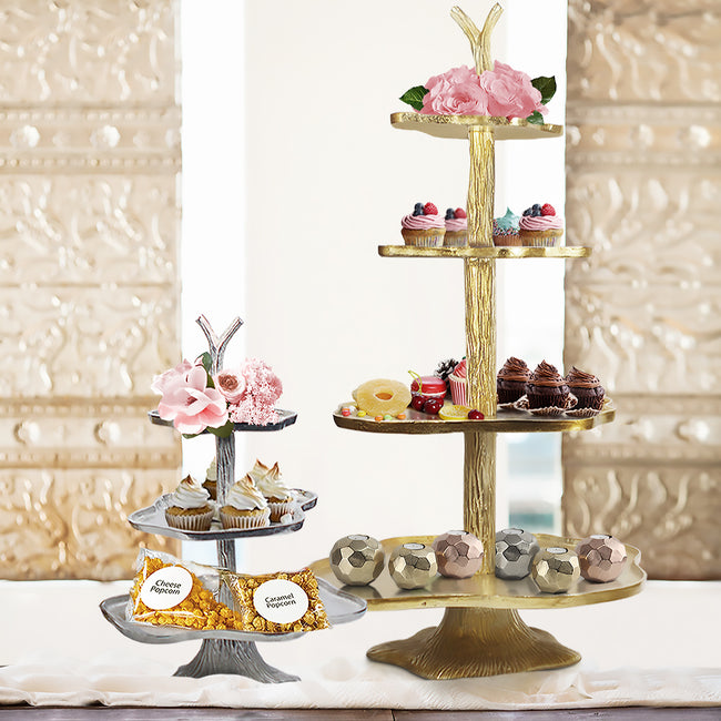 Tiered Cake Stand Serving Tray | Galore Home: Luxury Home Decor, Elegant Home Furnishings, Stylish Home Accents & Contemporary Home Accessories