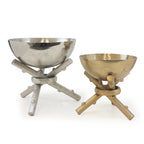 Bonfire Metal Bowl on Stand | Galore Home: Luxury Home Decor, Elegant Home Furnishings, Stylish Home Accents & Contemporary Home Accessories