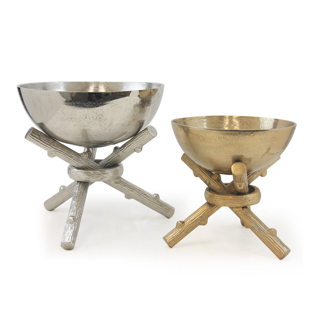 Bonfire Metal Bowl on Stand | Galore Home: Luxury Home Decor, Elegant Home Furnishings, Stylish Home Accents & Contemporary Home Accessories