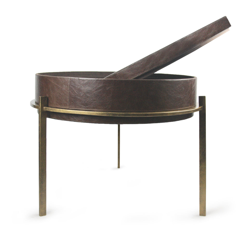 Leather Coffee Side Table | Galore Home: Luxury Home Decor, Elegant Home Furnishings, Stylish Home Accents & Contemporary Home Accessories