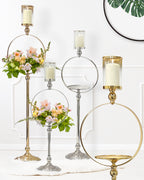 Halo Floor Candle Flower Stand | Galore Home: Luxury Home Decor, Elegant Home Furnishings, Stylish Home Accents & Contemporary Home Accessories
