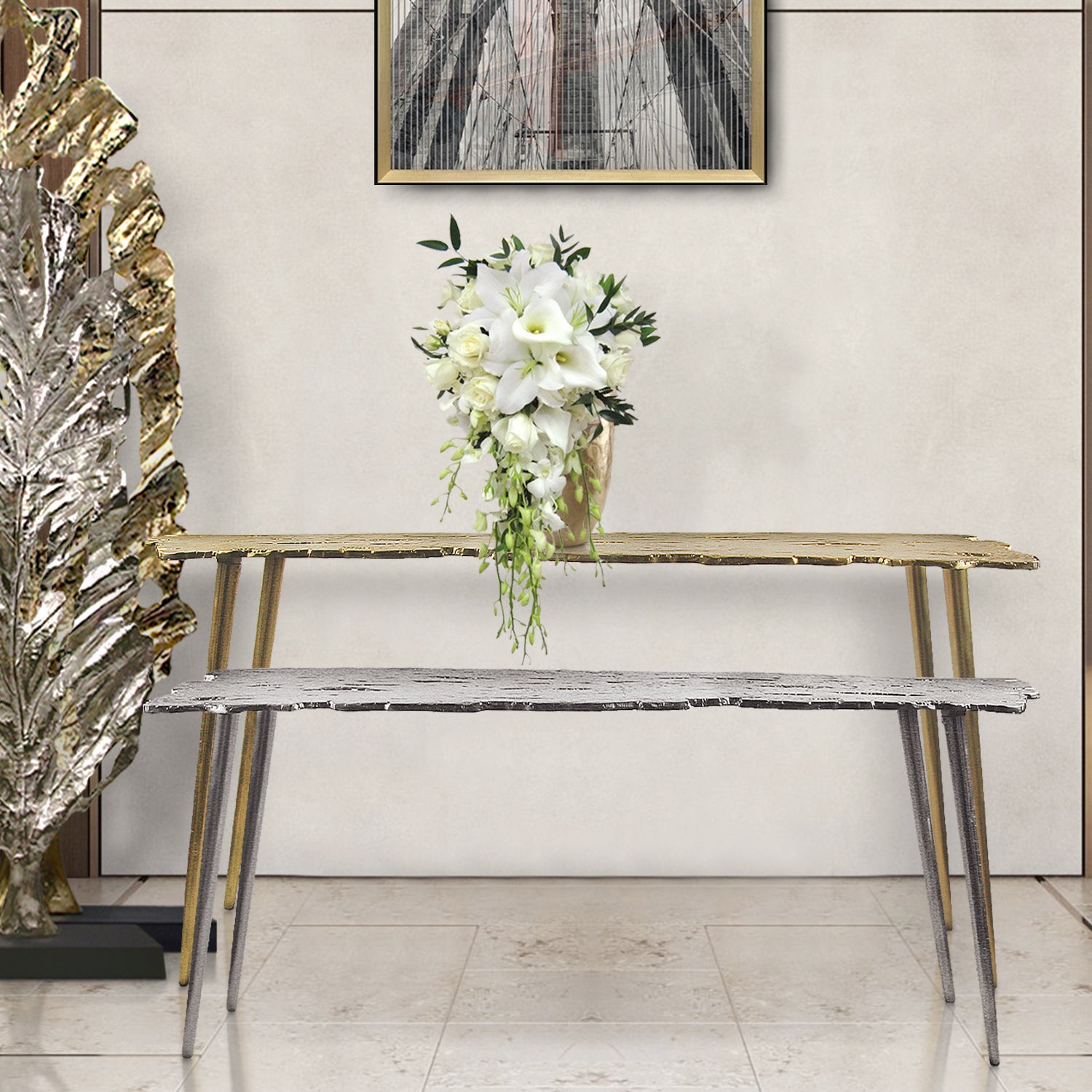 Inferno Console Table | Galore Home: Luxury Home Decor, Elegant Home Furnishings, Stylish Home Accents & Contemporary Home Accessories
