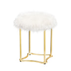 Alpaca Fur Stool | Galore Home: Luxury Home Decor, Elegant Home Furnishings, Stylish Home Accents & Contemporary Home Accessories