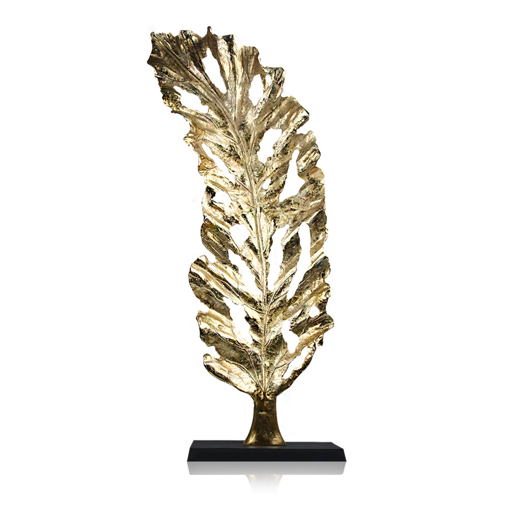 Grand Metal Leaf Sculpture | Galore Home: Luxury Home Decor, Elegant Home Furnishings, Stylish Home Accents & Contemporary Home Accessories