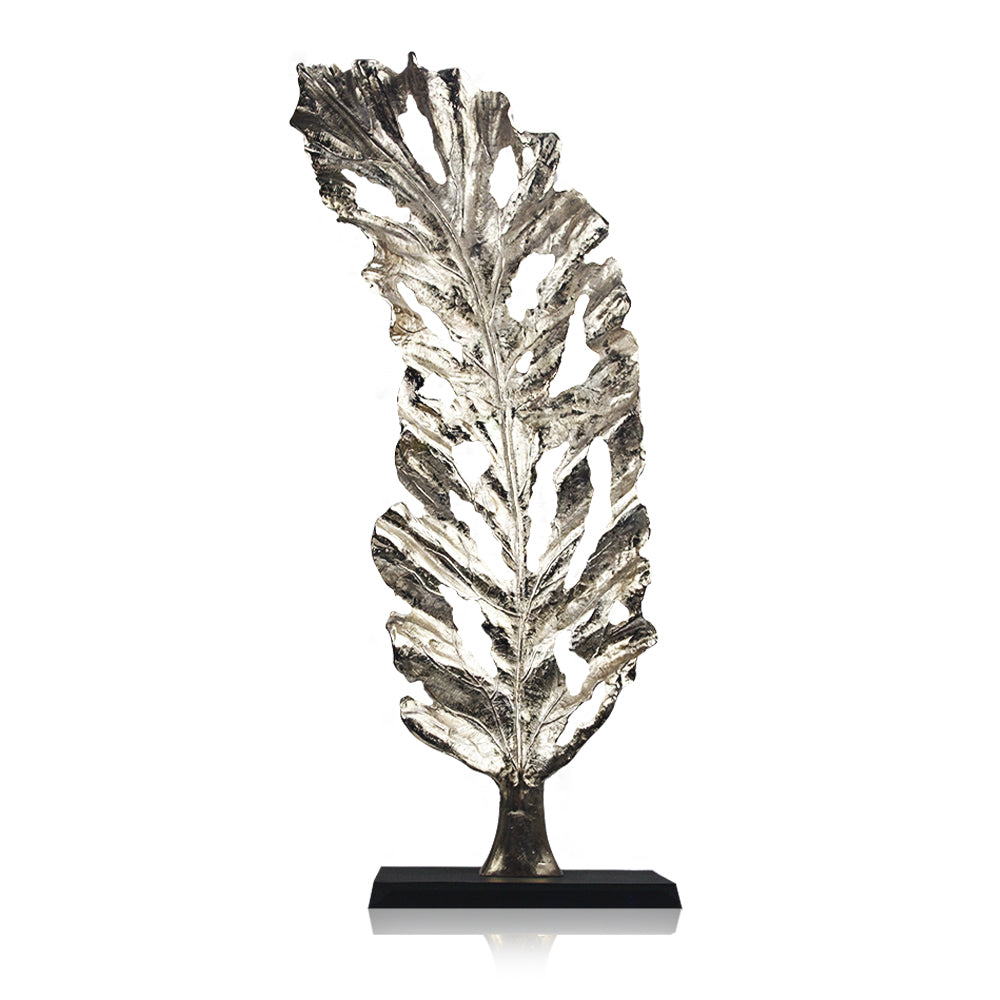 Grand Metal Leaf Sculpture | Galore Home: Luxury Home Decor, Elegant Home Furnishings, Stylish Home Accents & Contemporary Home Accessories