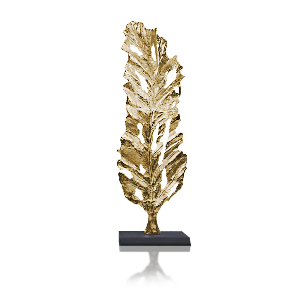 Grand Metal Leaf Sculpture | Galore Home: Luxury Home Decor, Elegant Home Furnishings, Stylish Home Accents & Contemporary Home Accessories