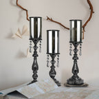 Black Crystal Candle Stand | Galore Home: Luxury Home Decor, Elegant Home Furnishings, Stylish Home Accents & Contemporary Home Accessories