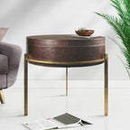 Leather Coffee Side Table | Galore Home: Luxury Home Decor, Elegant Home Furnishings, Stylish Home Accents & Contemporary Home Accessories