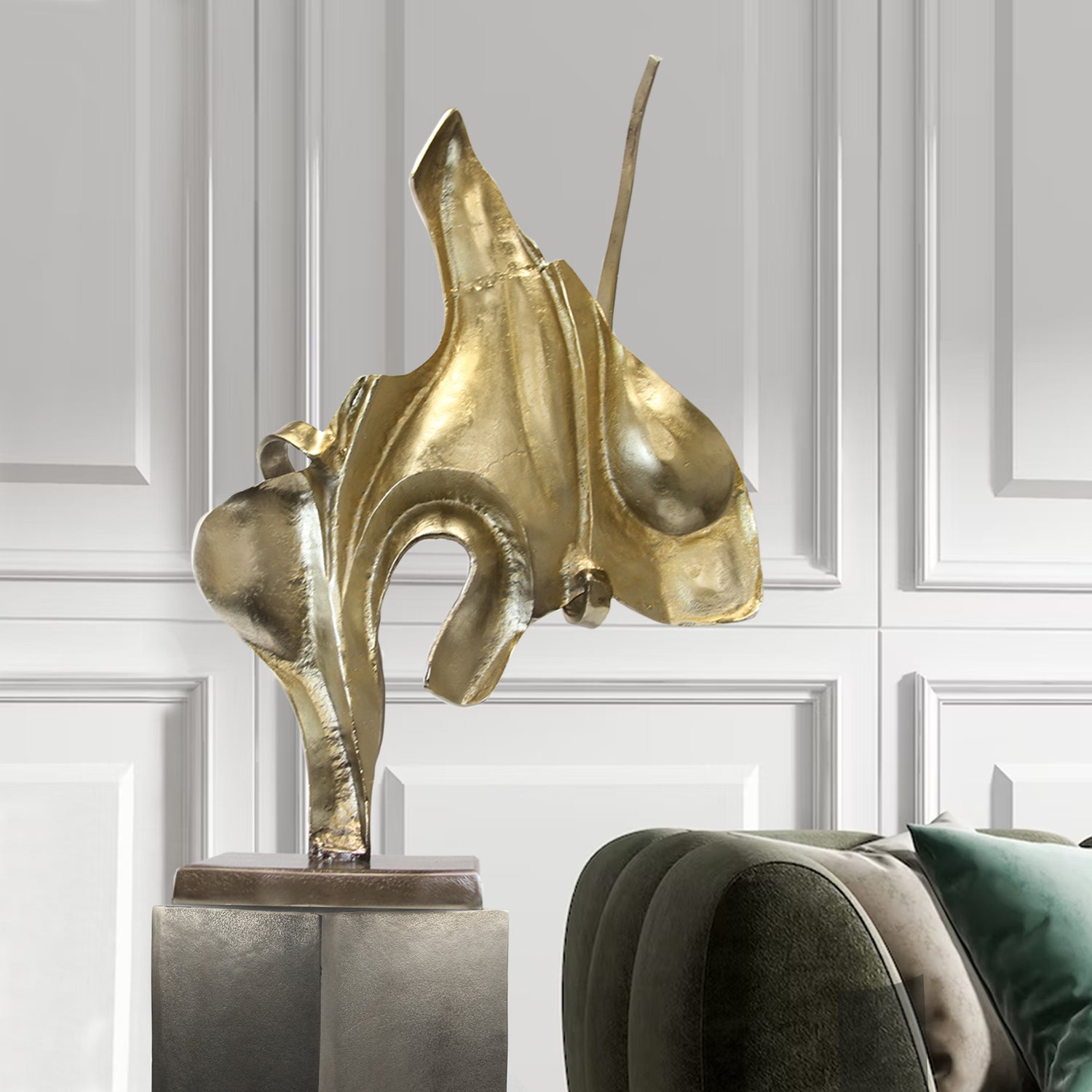 Grand Abstract Metal Sculpture | Galore Home: Luxury Home Decor, Elegant Home Furnishings, Stylish Home Accents & Contemporary Home Accessories