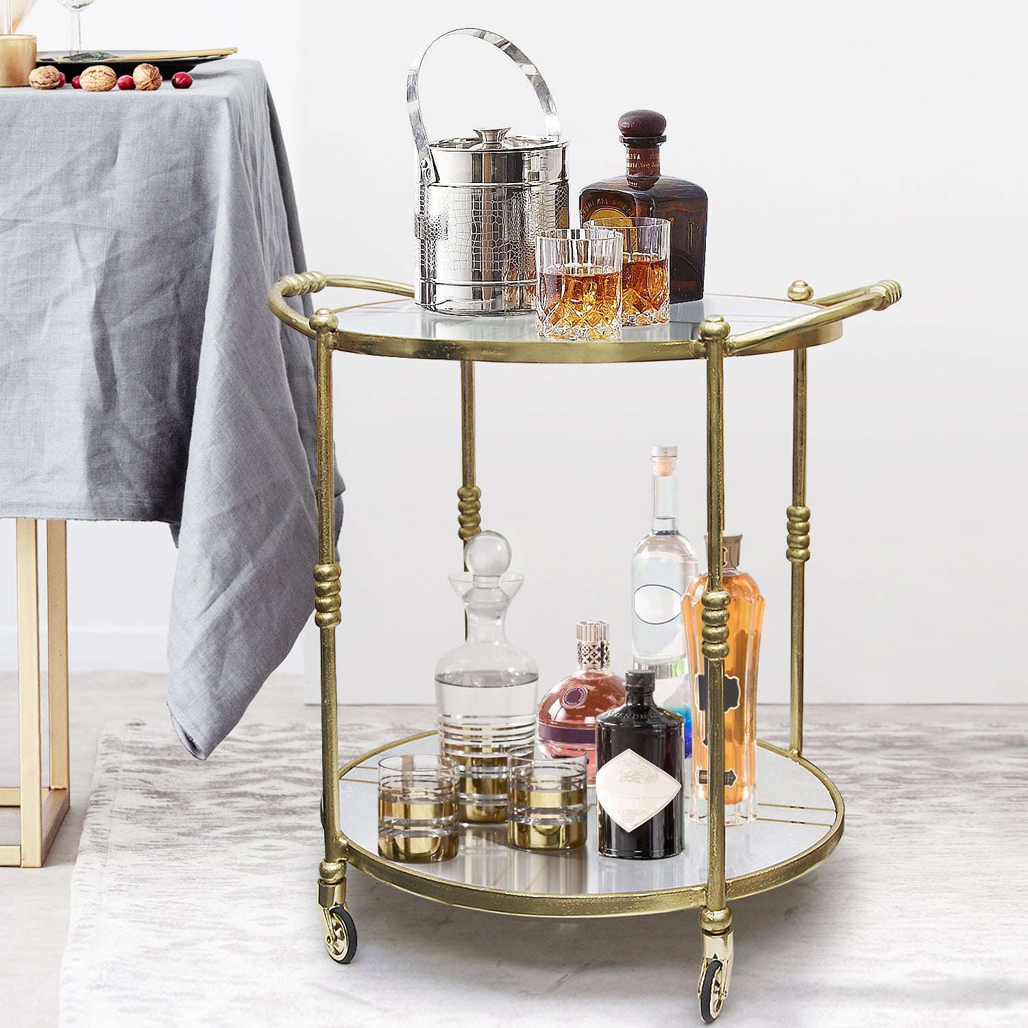 Bar Cart | Galore Home: Luxury Home Decor, Elegant Home Furnishings, Stylish Home Accents & Contemporary Home Accessories
