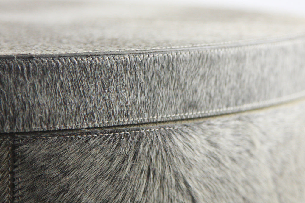 Frosted Leather Side Table | Galore Home: Luxury Home Decor, Elegant Home Furnishings, Stylish Home Accents & Contemporary Home Accessories