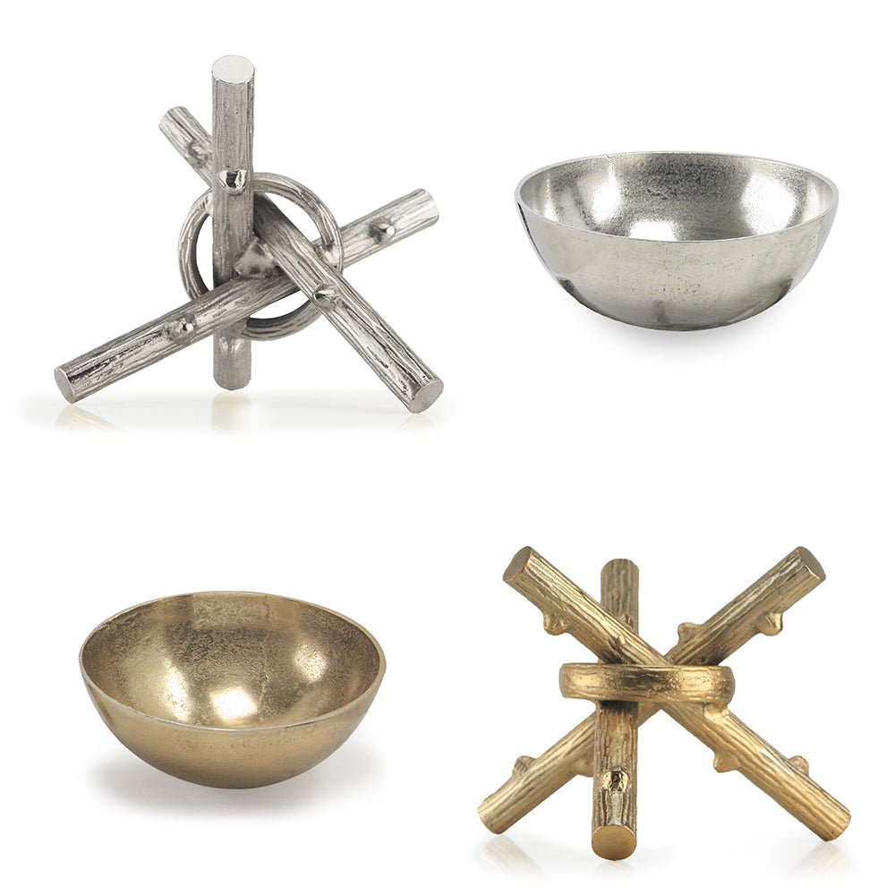 Bonfire Metal Bowl on Stand | Galore Home: Luxury Home Decor, Elegant Home Furnishings, Stylish Home Accents & Contemporary Home Accessories