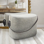 Heather Grey Pouf / Ottoman / Foot Rest | Galore Home: Luxury Home Decor, Elegant Home Furnishings, Stylish Home Accents & Contemporary Home Accessories