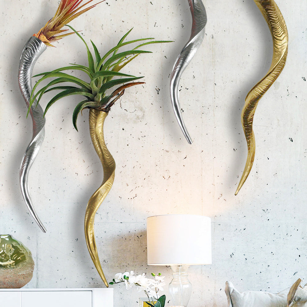 Hanging Wall Horn | Galore Home: Luxury Home Decor, Elegant Home Furnishings, Stylish Home Accents & Contemporary Home Accessories