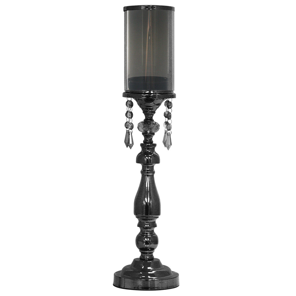 Black Crystal Candle Stand | Galore Home: Luxury Home Decor, Elegant Home Furnishings, Stylish Home Accents & Contemporary Home Accessories