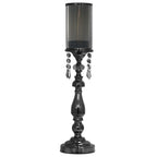 Black Crystal Candle Stand | Galore Home: Luxury Home Decor, Elegant Home Furnishings, Stylish Home Accents & Contemporary Home Accessories