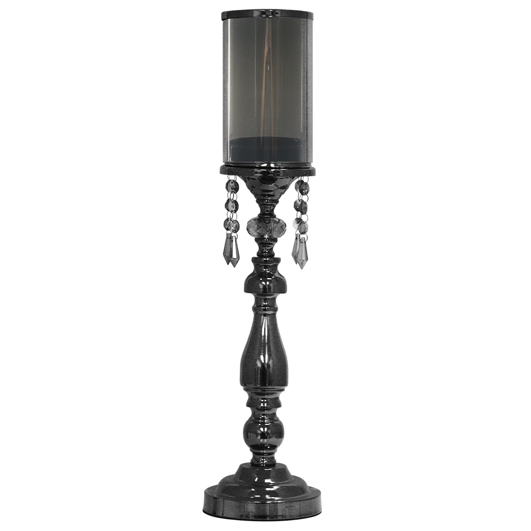 Black Crystal Candle Stand | Galore Home: Luxury Home Decor, Elegant Home Furnishings, Stylish Home Accents & Contemporary Home Accessories
