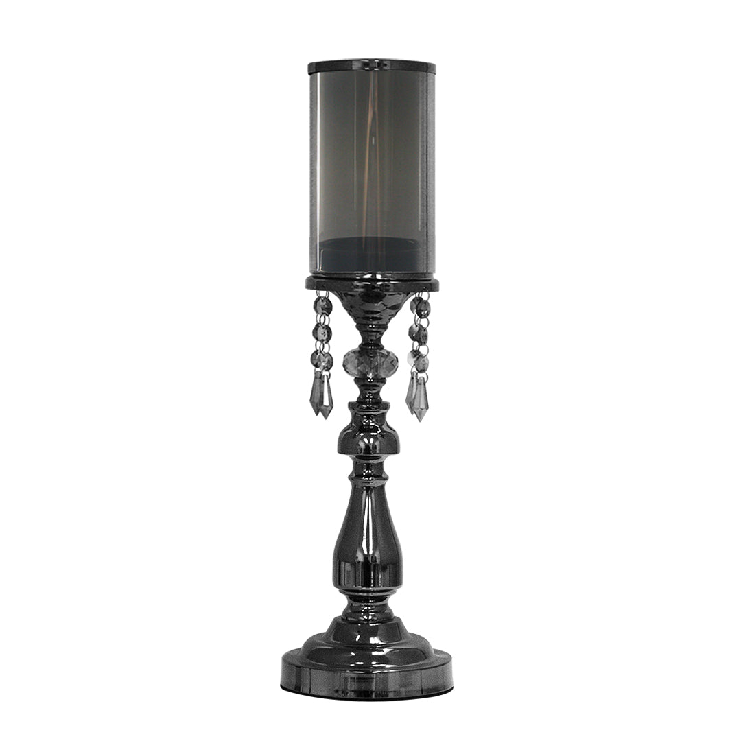 Black Crystal Candle Stand | Galore Home: Luxury Home Decor, Elegant Home Furnishings, Stylish Home Accents & Contemporary Home Accessories