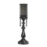 Black Crystal Candle Stand | Galore Home: Luxury Home Decor, Elegant Home Furnishings, Stylish Home Accents & Contemporary Home Accessories