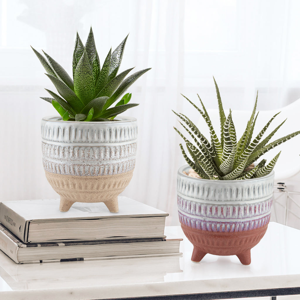 Bohemian Ceramic Pot & Planter | Galore Home: Luxury Home Decor, Elegant Home Furnishings, Stylish Home Accents & Contemporary Home Accessories