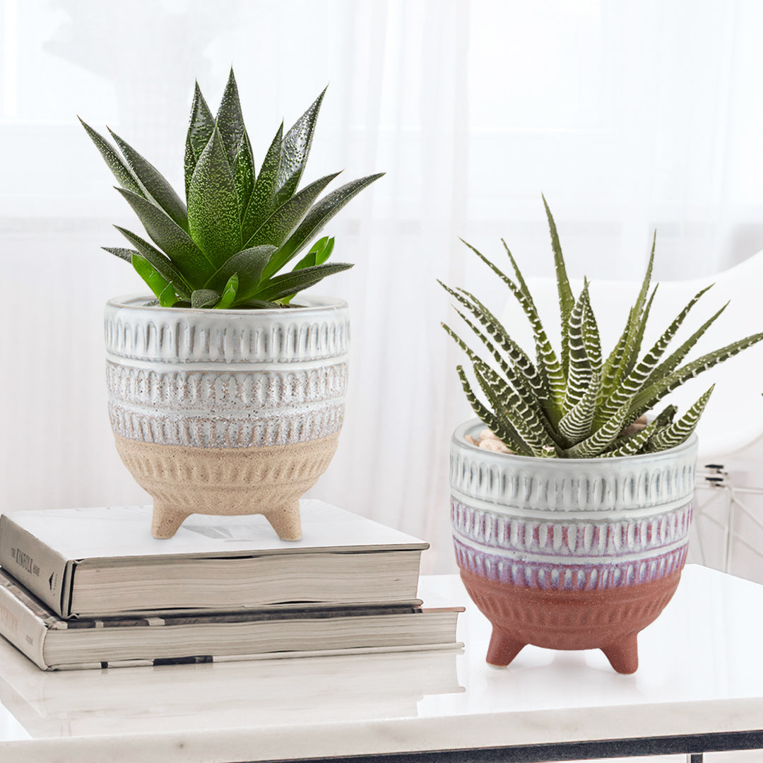 Bohemian Ceramic Pot & Planter | Galore Home: Luxury Home Decor, Elegant Home Furnishings, Stylish Home Accents & Contemporary Home Accessories