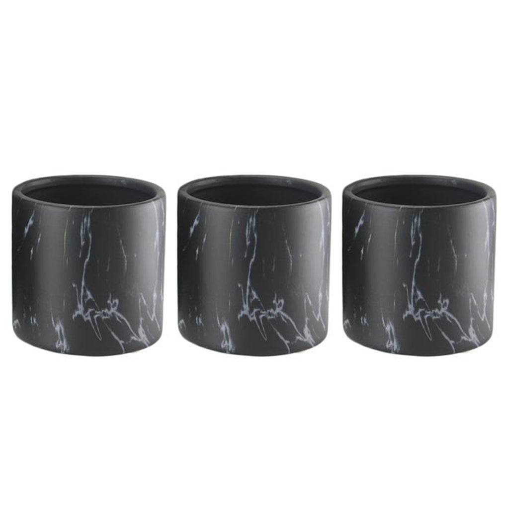 Round Indoor Ceramic Marble Pot | Galore Home: Luxury Home Decor, Elegant Home Furnishings, Stylish Home Accents & Contemporary Home Accessories