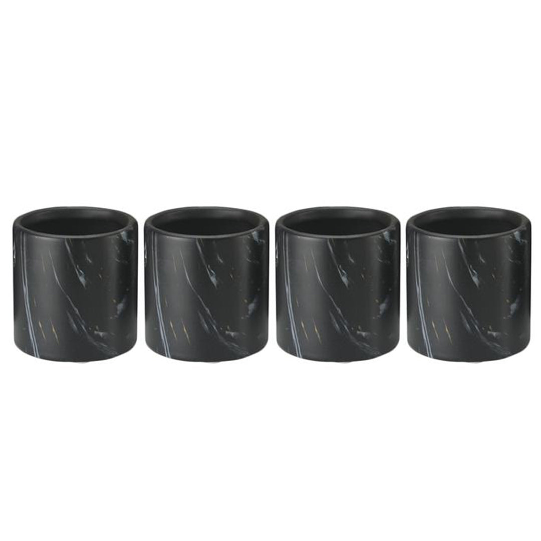 Round Indoor Ceramic Marble Pot | Galore Home: Luxury Home Decor, Elegant Home Furnishings, Stylish Home Accents & Contemporary Home Accessories
