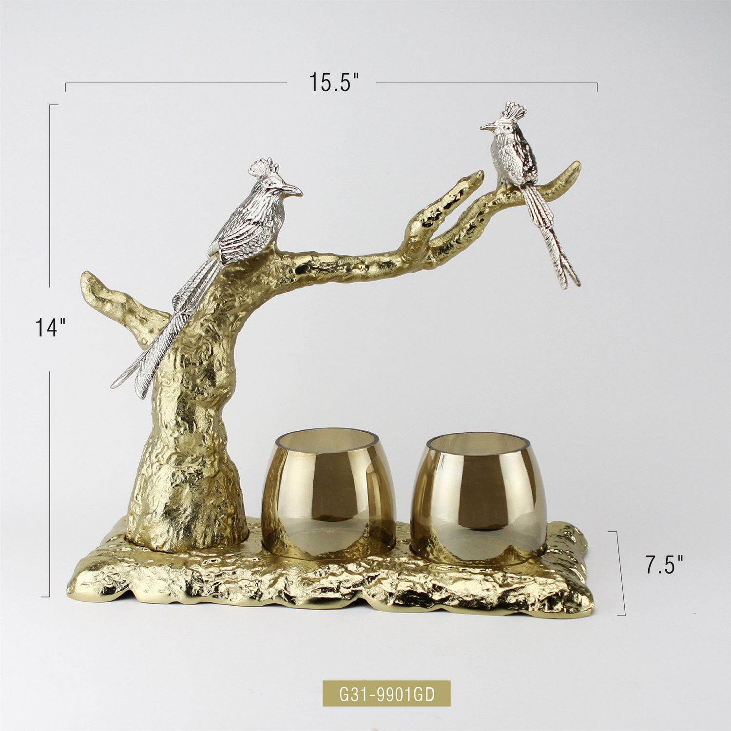 Cardinal Candle Holder | Galore Home: Luxury Home Decor, Elegant Home Furnishings, Stylish Home Accents & Contemporary Home Accessories