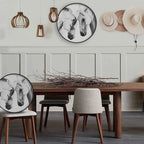 Circular (Round) Wall Art / Wall Decor - Mustang | Galore Home: Luxury Home Decor, Elegant Home Furnishings, Stylish Home Accents & Contemporary Home Accessories