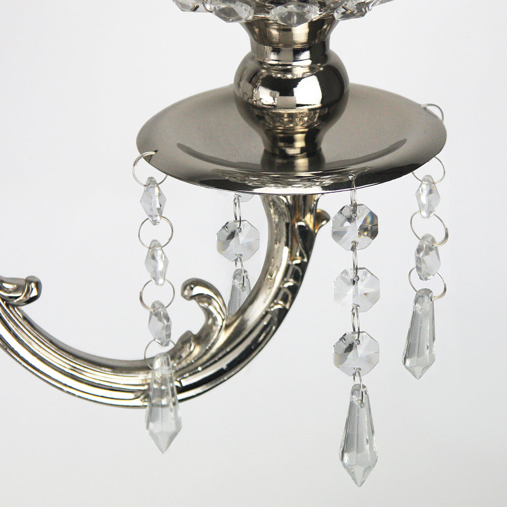 5 Arm Hanging Crystal Candelabra Candle Holder | Galore Home: Luxury Home Decor, Elegant Home Furnishings, Stylish Home Accents & Contemporary Home Accessories