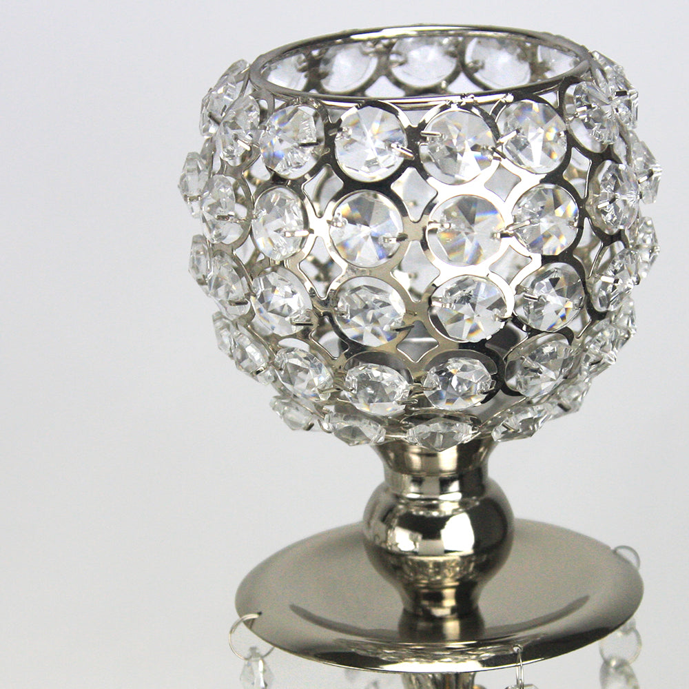 5 Arm Hanging Crystal Candelabra Candle Holder | Galore Home: Luxury Home Decor, Elegant Home Furnishings, Stylish Home Accents & Contemporary Home Accessories