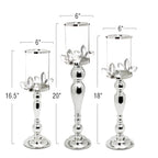 Crystal Pillar Candle Holder | Galore Home: Luxury Home Decor, Elegant Home Furnishings, Stylish Home Accents & Contemporary Home Accessories