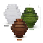 Layered Glass Vase | Galore Home: Luxury Home Decor, Elegant Home Furnishings, Stylish Home Accents & Contemporary Home Accessories