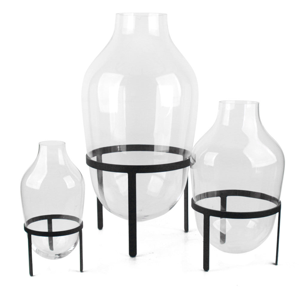 Glass Floor Vase | Galore Home: Luxury Home Decor, Elegant Home Furnishings, Stylish Home Accents & Contemporary Home Accessories