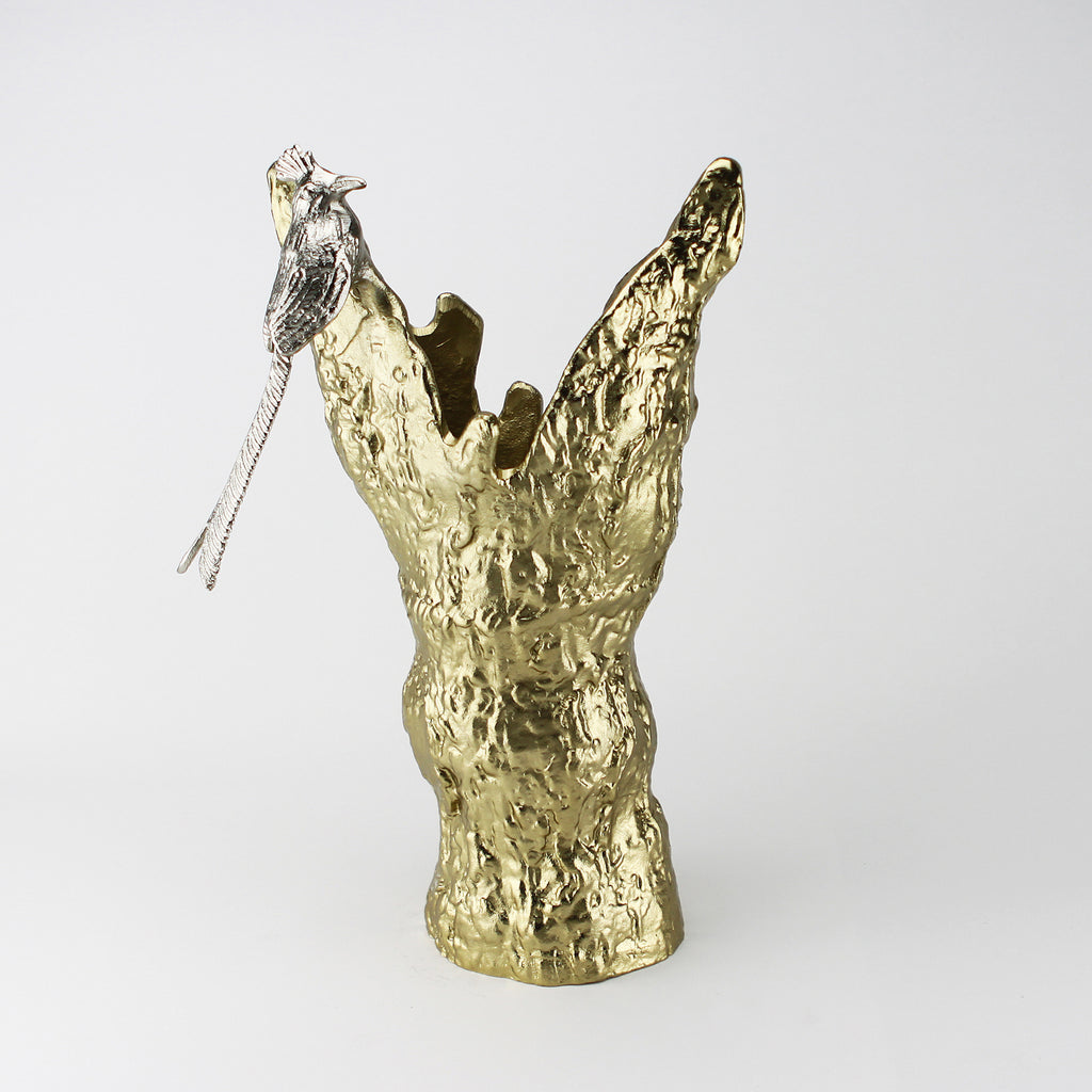 Nickel-Plated Metal Vase | Galore Home: Luxury Home Decor, Elegant Home Furnishings, Stylish Home Accents & Contemporary Home Accessories