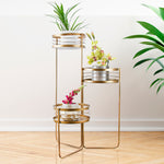 Modern Caged Iron Plant Stand
