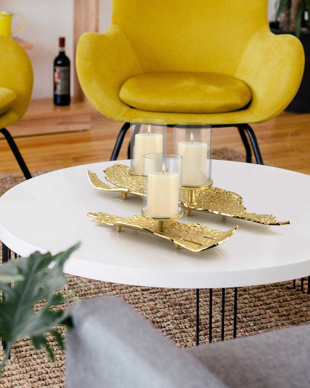 Lava Metal Candle Holder | Galore Home: Luxury Home Decor, Elegant Home Furnishings, Stylish Home Accents & Contemporary Home Accessories