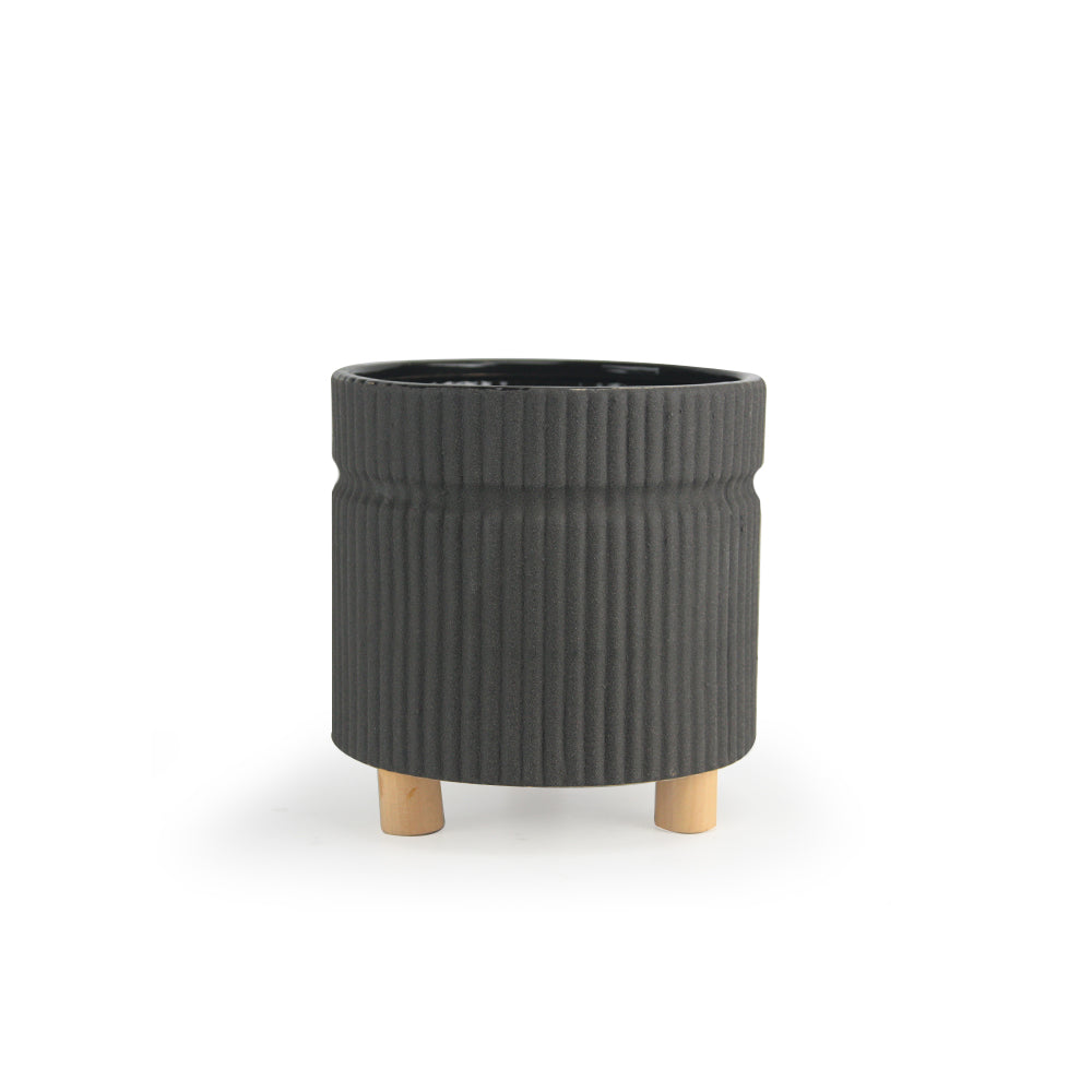 Ridged Tripod Pot | Galore Home: Luxury Home Decor, Elegant Home Furnishings, Stylish Home Accents & Contemporary Home Accessories