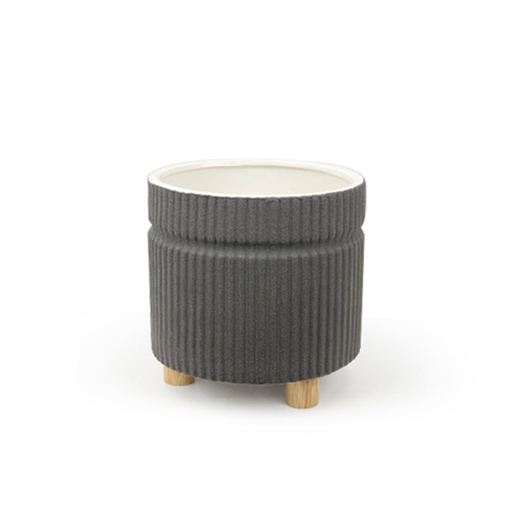 Ridged Tripod Pot | Galore Home: Luxury Home Decor, Elegant Home Furnishings, Stylish Home Accents & Contemporary Home Accessories