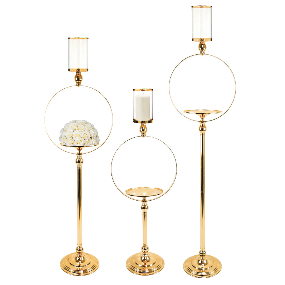 Halo Floor Candle Flower Stand | Galore Home: Luxury Home Decor, Elegant Home Furnishings, Stylish Home Accents & Contemporary Home Accessories