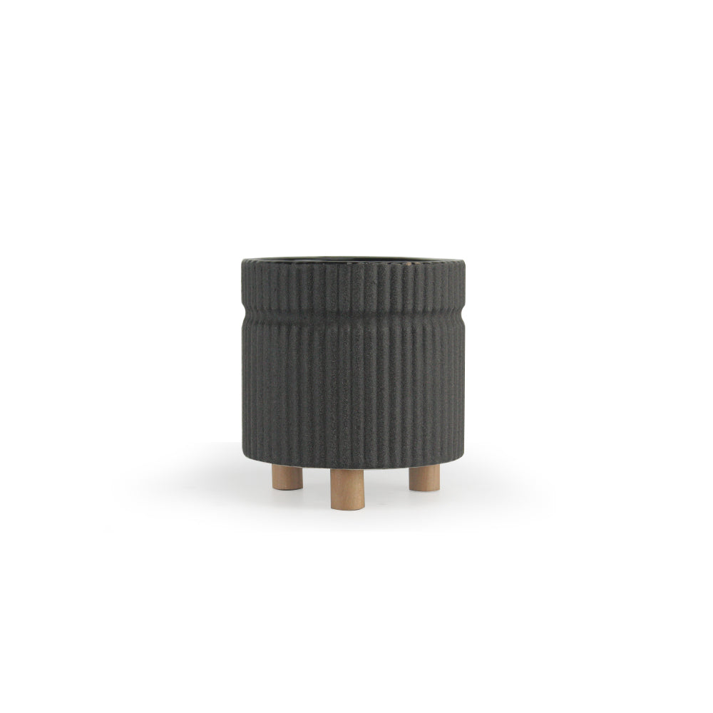 Ridged Tripod Pot | Galore Home: Luxury Home Decor, Elegant Home Furnishings, Stylish Home Accents & Contemporary Home Accessories