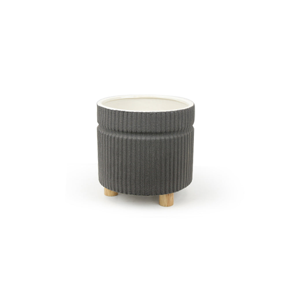 Ridged Tripod Pot | Galore Home: Luxury Home Decor, Elegant Home Furnishings, Stylish Home Accents & Contemporary Home Accessories