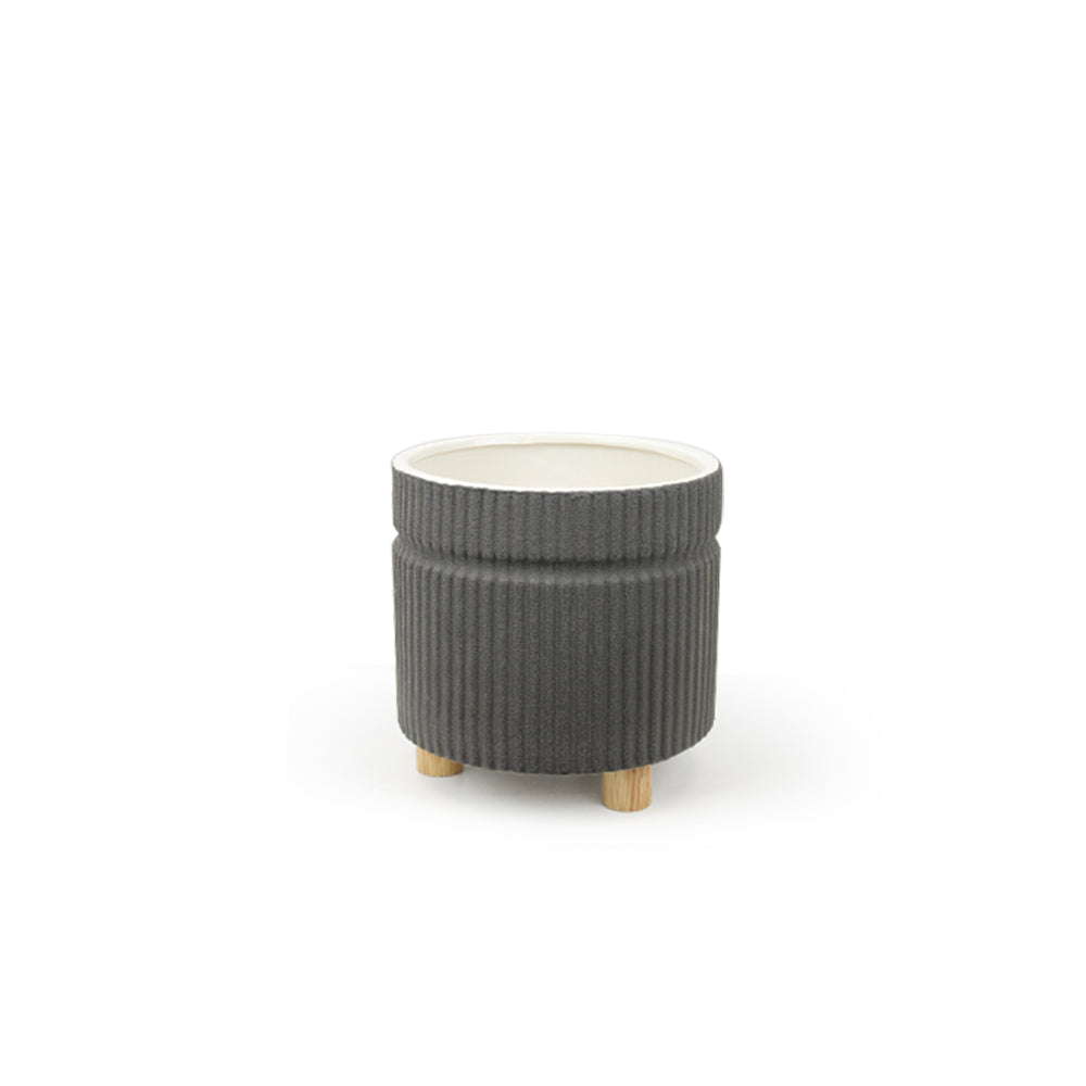 Ridged Tripod Pot | Galore Home: Luxury Home Decor, Elegant Home Furnishings, Stylish Home Accents & Contemporary Home Accessories