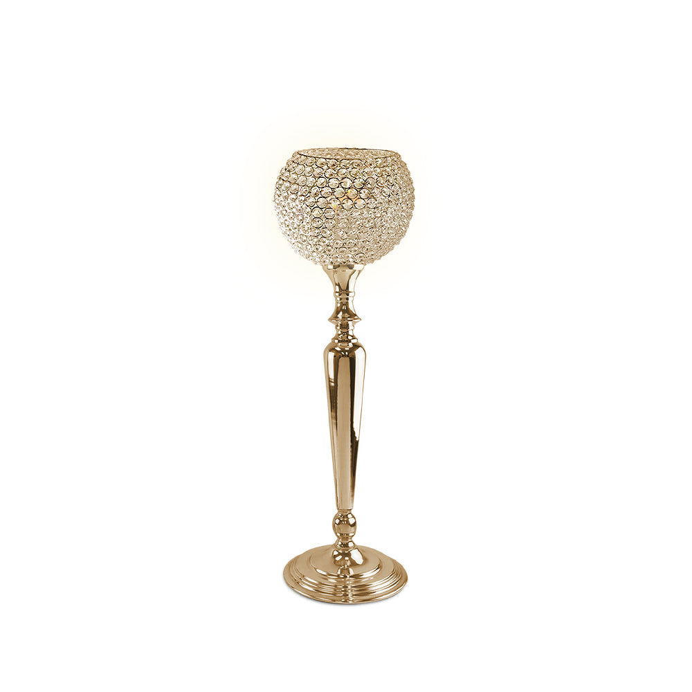 Crystal Orb Candle Stand - Galore Home