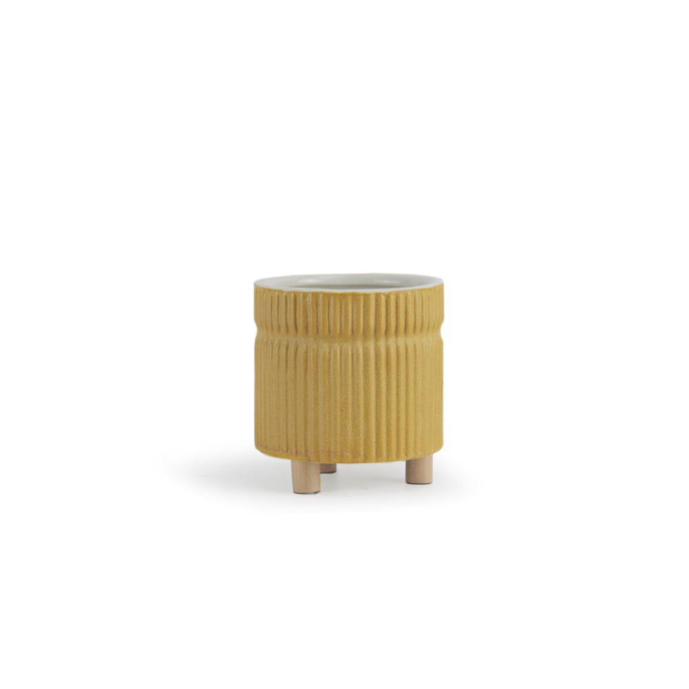 Ridged Tripod Pot | Galore Home: Luxury Home Decor, Elegant Home Furnishings, Stylish Home Accents & Contemporary Home Accessories