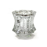 Antique Glass Candle Holders