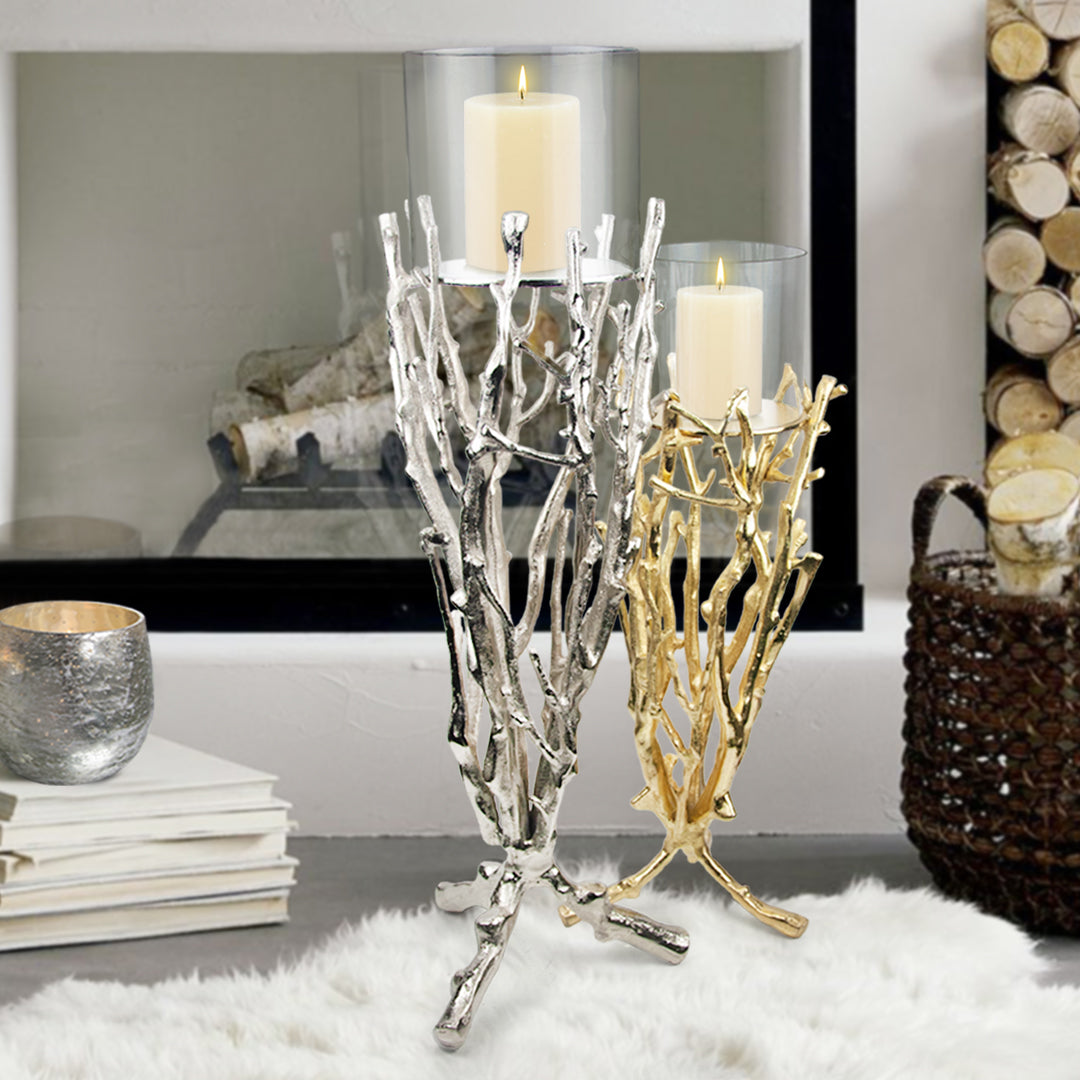 Twig Candle Stand