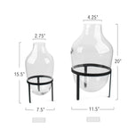 Glass Floor Vase | Galore Home: Luxury Home Decor, Elegant Home Furnishings, Stylish Home Accents & Contemporary Home Accessories
