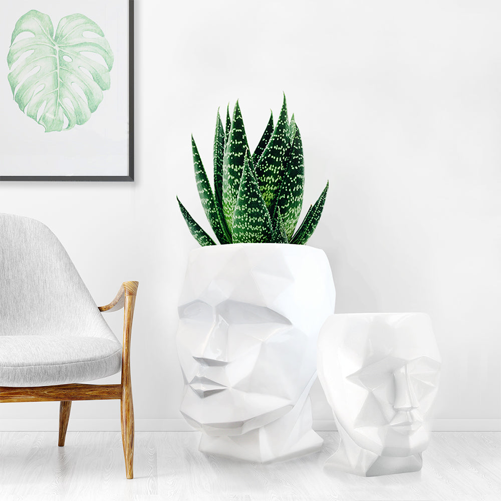 Cubism Face Sculpture / Planter | Galore Home: Luxury Home Decor, Elegant Home Furnishings, Stylish Home Accents & Contemporary Home Accessories