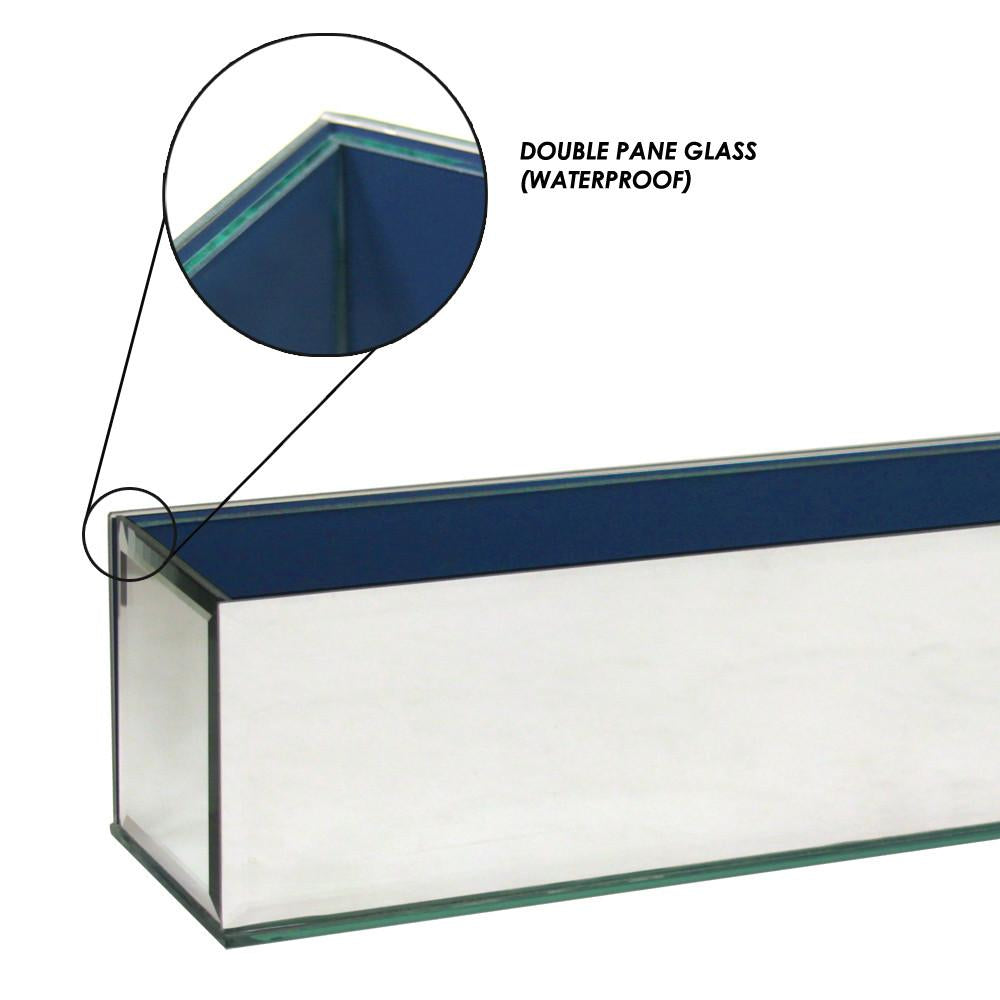Mirror Glass Rectangle Planter | Galore Home: Luxury Home Decor, Elegant Home Furnishings, Stylish Home Accents & Contemporary Home Accessories